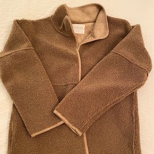 Velvet Albany reversible Lux faux sherpa coat